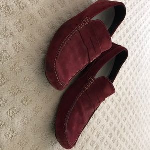 Adam Derrick suede loafers